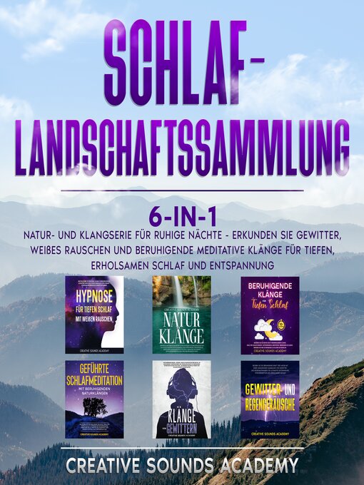 Title details for Schlaf-Landschaftssammlung by Creative Sounds Academy - Available